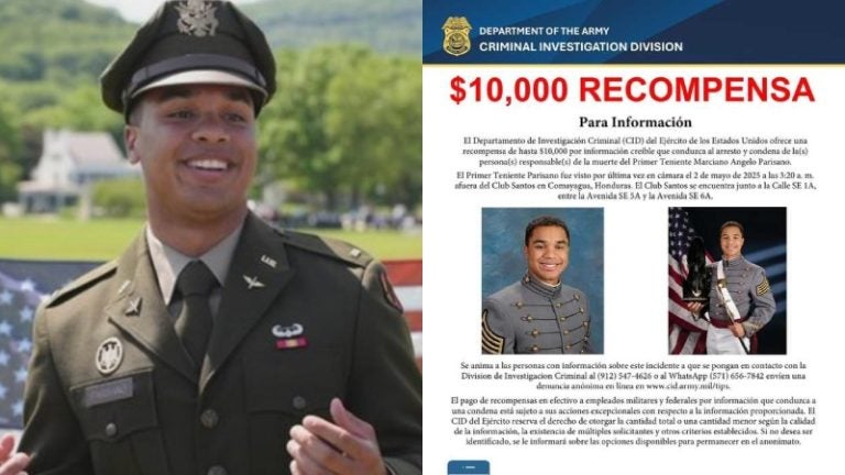 Hasta $10 mil ofrecen por información sobre muerte del militar Angelo Parisano