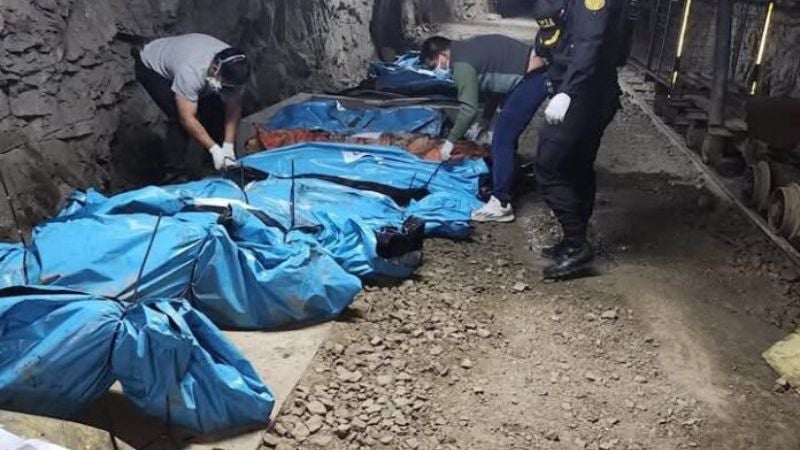 Mineros asesinados en Perú