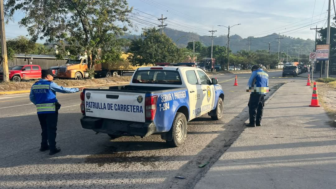 Joven muere por accidente vial en Choloma