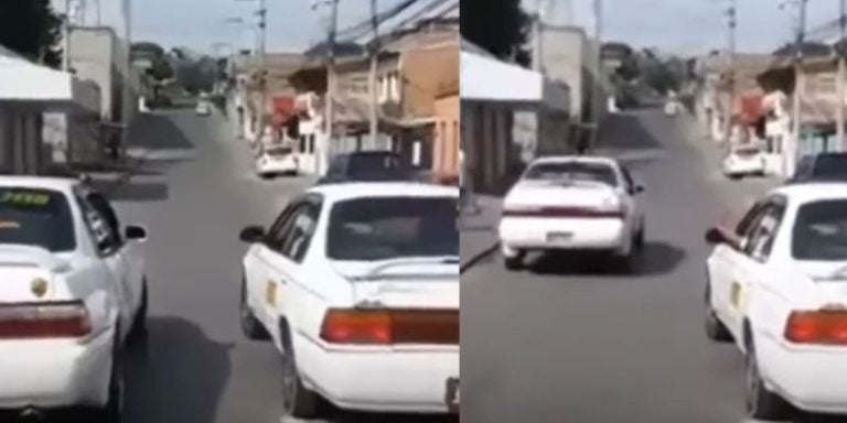 Captan «pique» entre taxistas en colonia capitalina