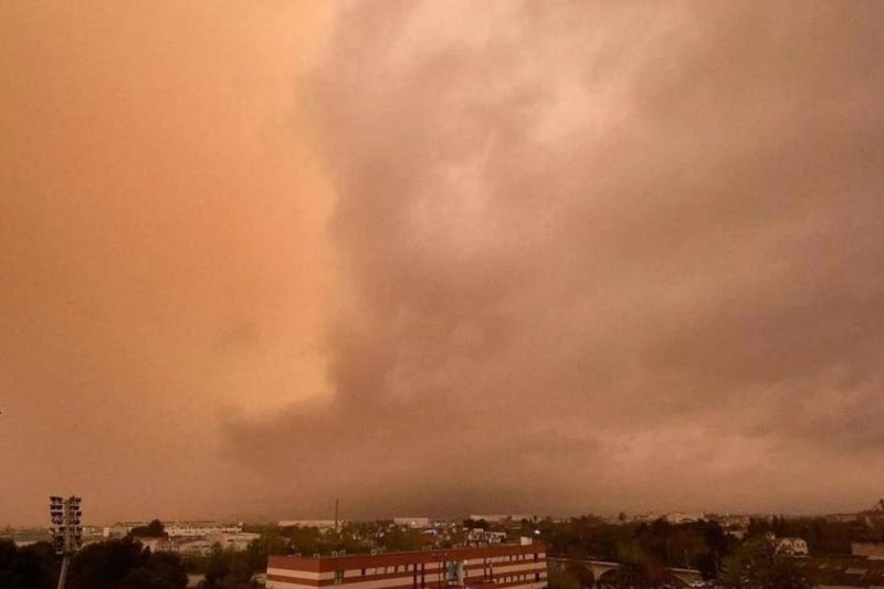 Tormenta de polvo del Sáhara Honduras