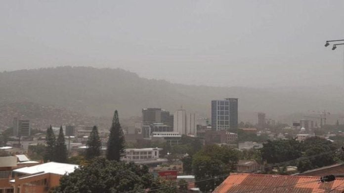 polvo del Sahara en Honduras