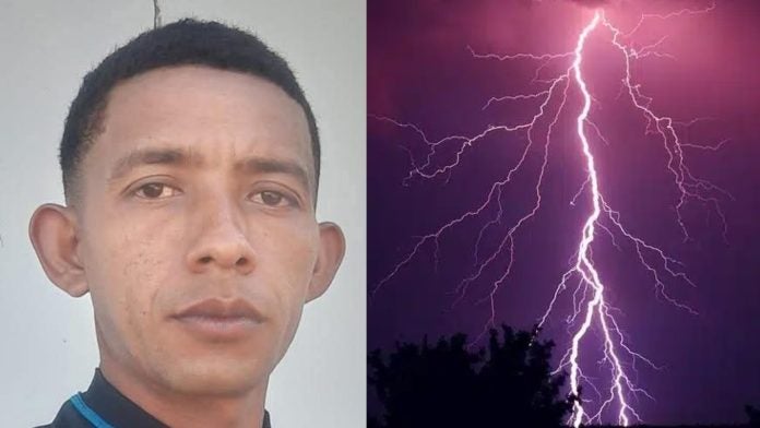 rayo mata a joven mientras trabajaba en Marcovia