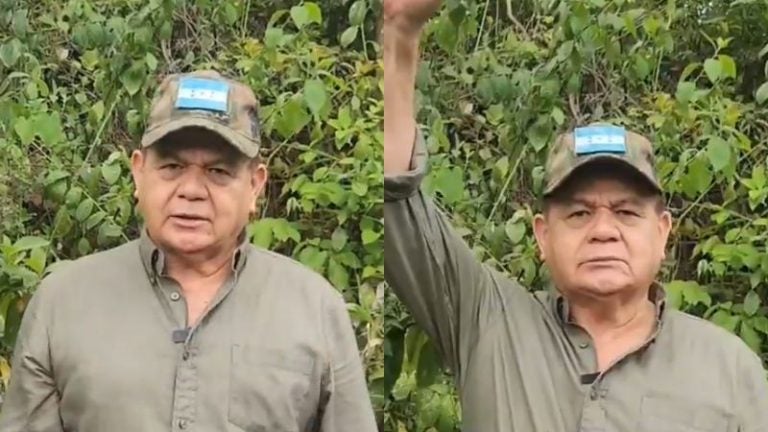 Romeo Vásquez reaparece con un llamado a «defender y amar la patria»