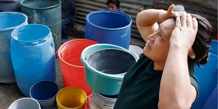 “No tenemos agua”: pobladores denuncian escasez de suministros mientras UMAPS niega crisis