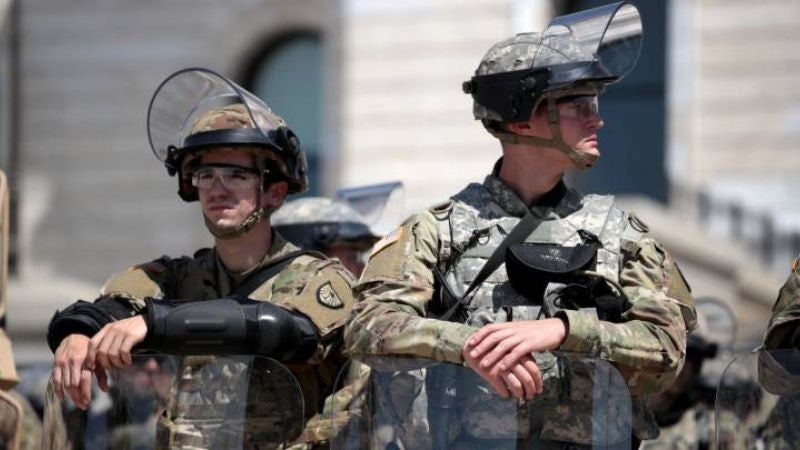 Trump soldados Guardia Nacional inmigrantes