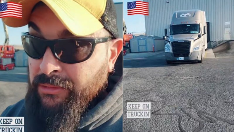 Camionero revela cuánto gana en EEUU