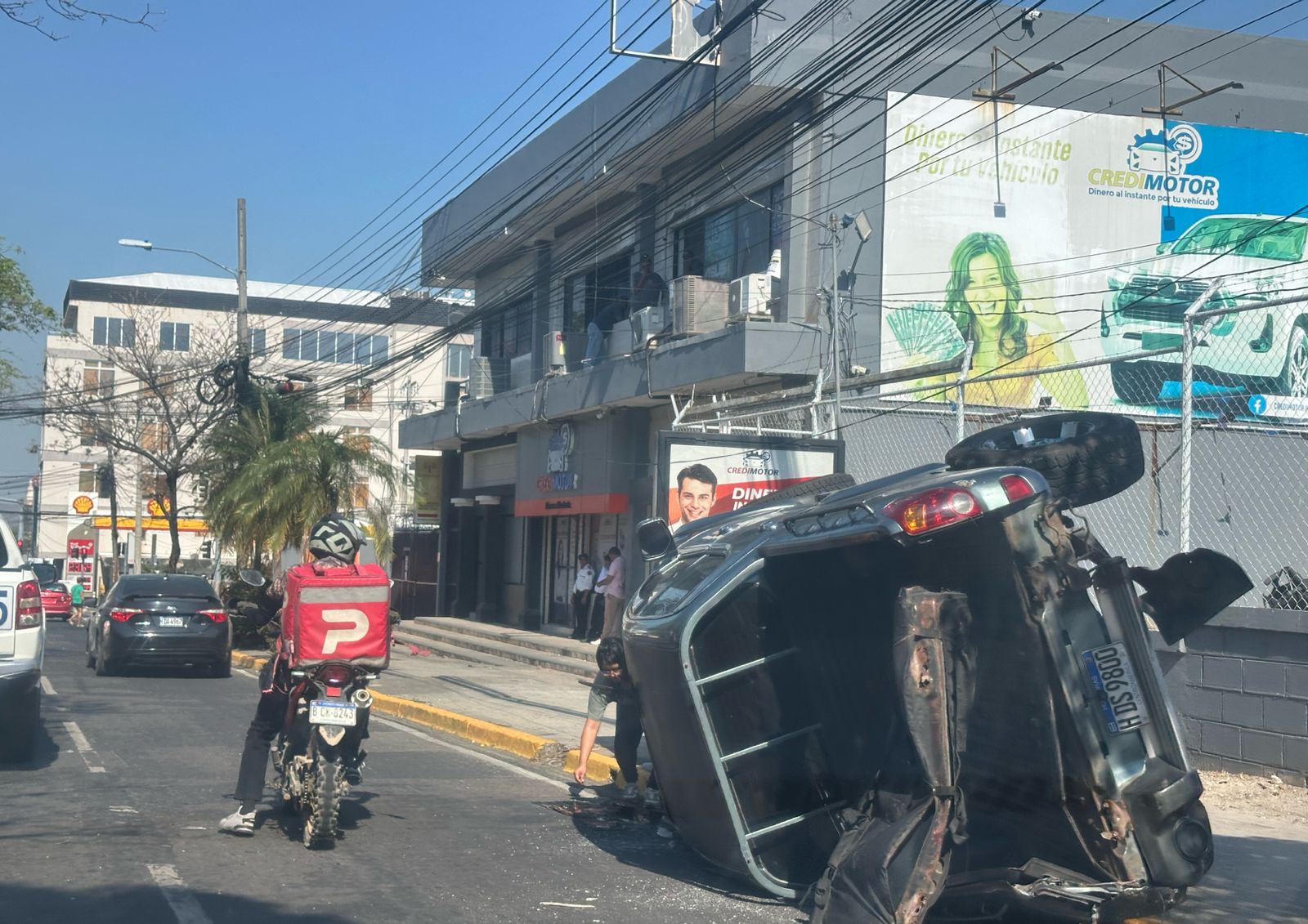 Accidente primera calle