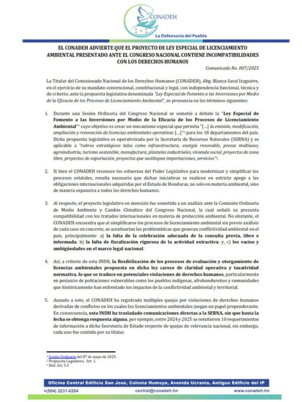 alarma licencias ambientales exprés