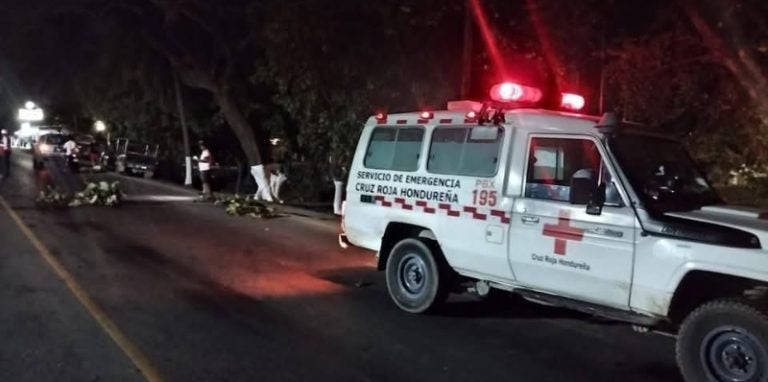 Accidente CA-13 joven motociclista