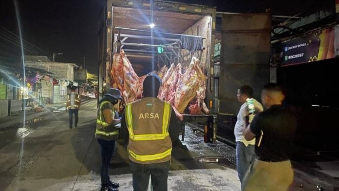 decomiso carne mal estado Choluteca