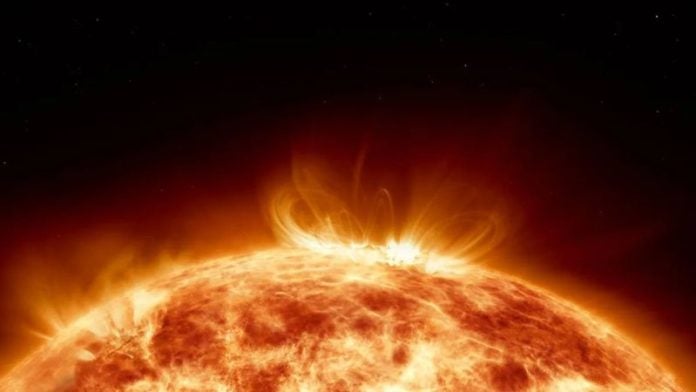 erupción solar Tierra