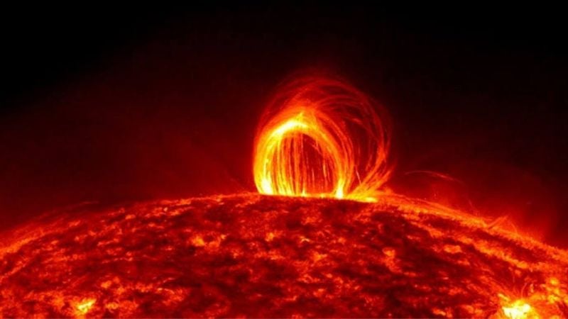 erupción solar Tierra