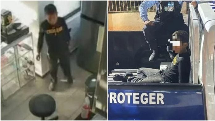 Policía detiene a niño en Copán