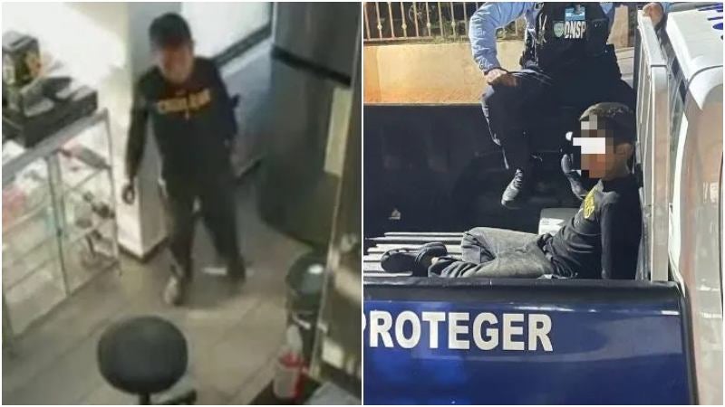 Policía detiene a niño en Copán