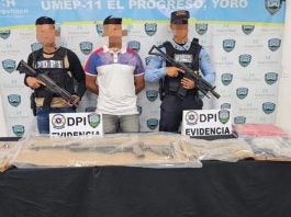 Arrestan en El Progreso a sicario de la MS-13