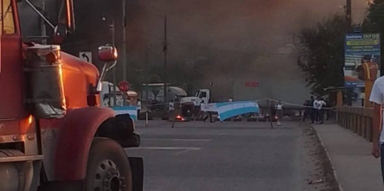 Los impactantes videos de caos en Choloma, donde protestan «inversionistas» de Koriun