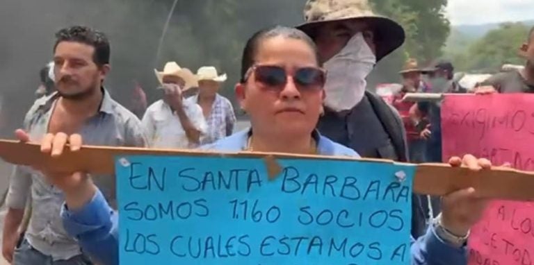 Manifestantes de Koriun cierran la CA-5: ¡no hay paso entre SPS y Tegucigalpa!