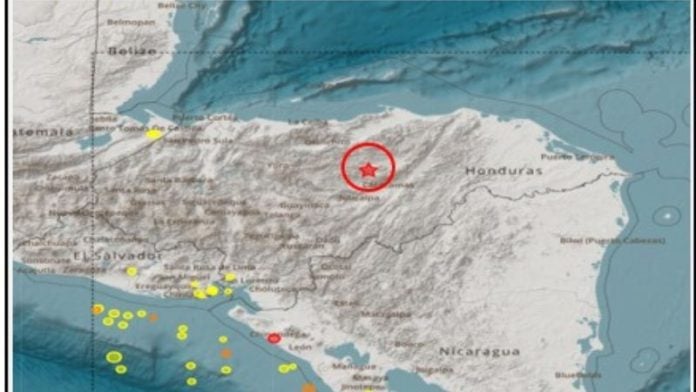 sismo en Olancho