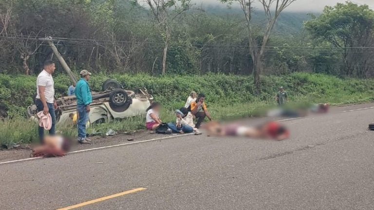 Accidente de tránsito en Olancho