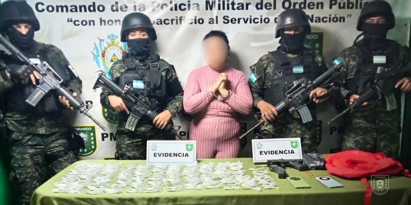 Detienen a “La China”, presunta miembro de la Pandilla 18, en Coma