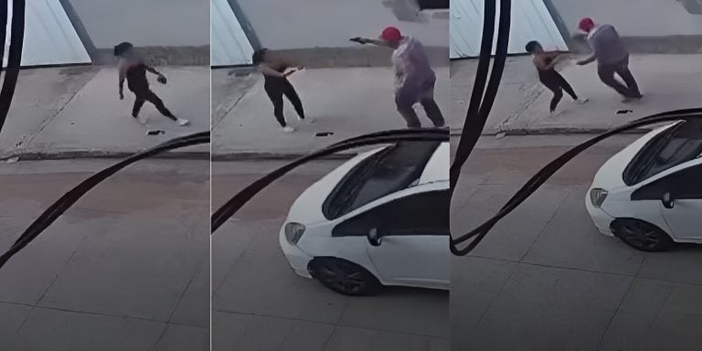 A punta de pistola: cámara graba asalto a una joven en TGU