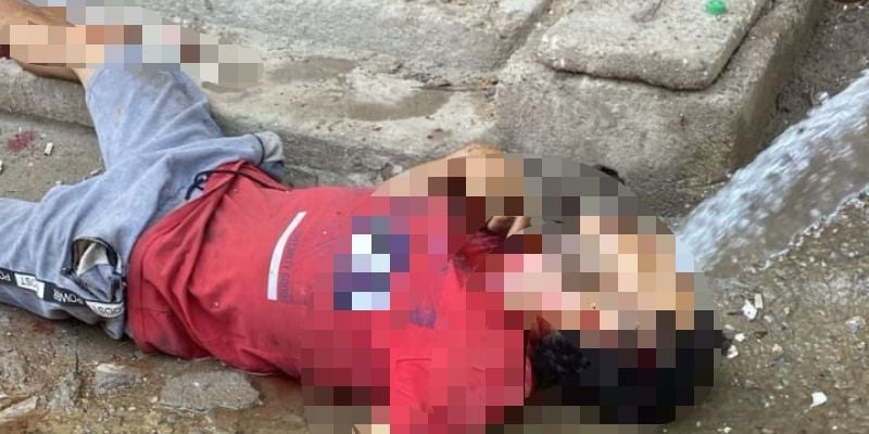 Violencia en Brisas del Ulúa: sicario en moto acribilla a joven que estaba sentado