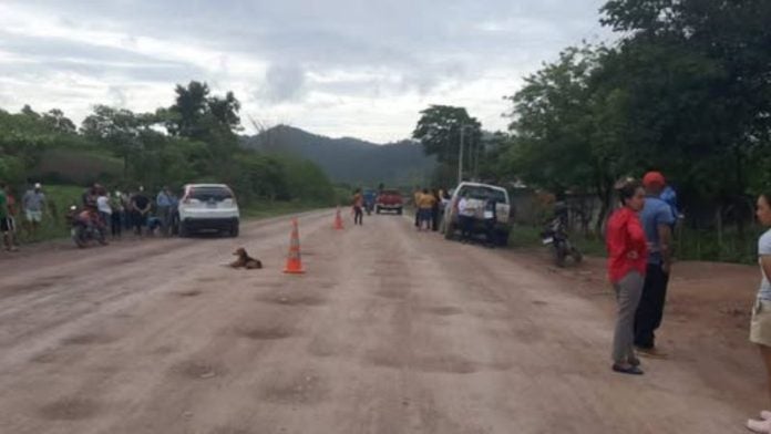 Olancho bebé atropellado