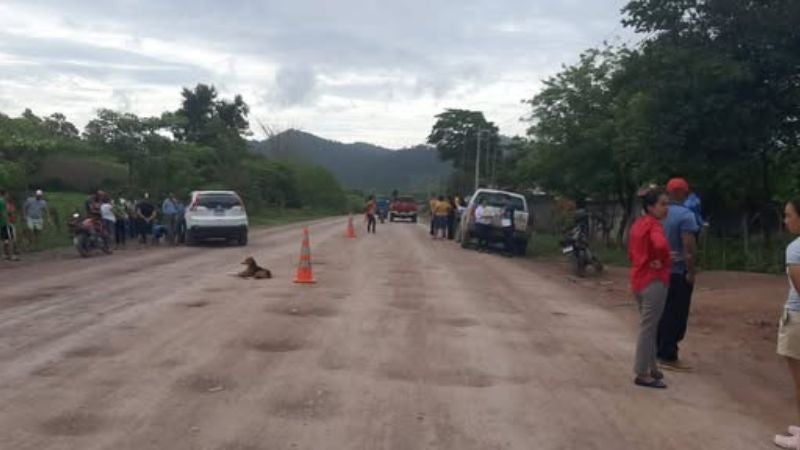 Olancho bebé atropellado