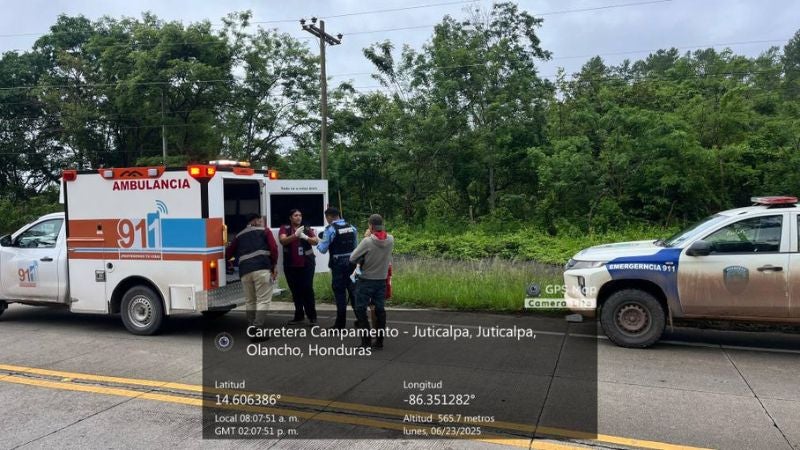 Olancho bebé atropellado