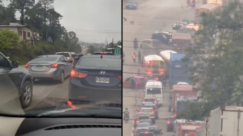 Caos carretera oriente