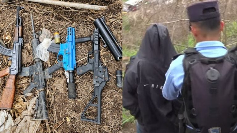 Capturan a supuesto pandillero con armas encaletadas en una populosa colonia capitalina