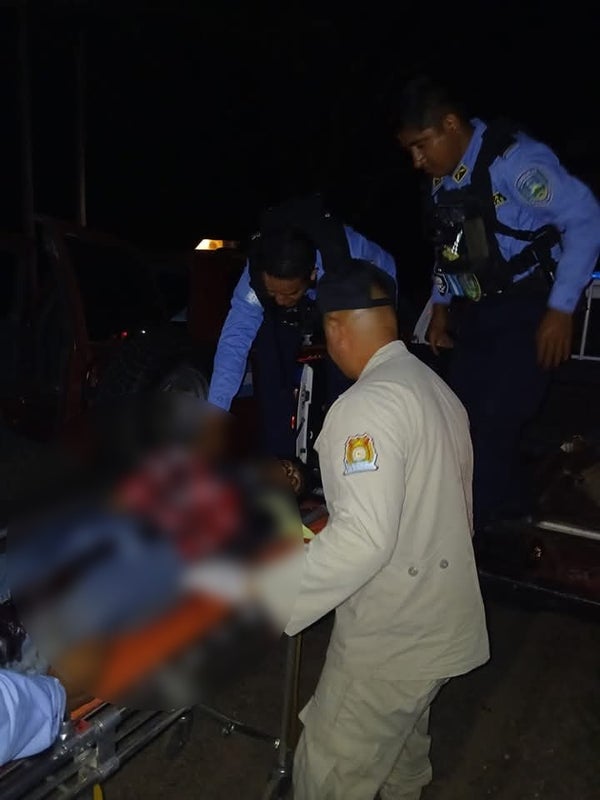 Accidente en Yoro motociclista