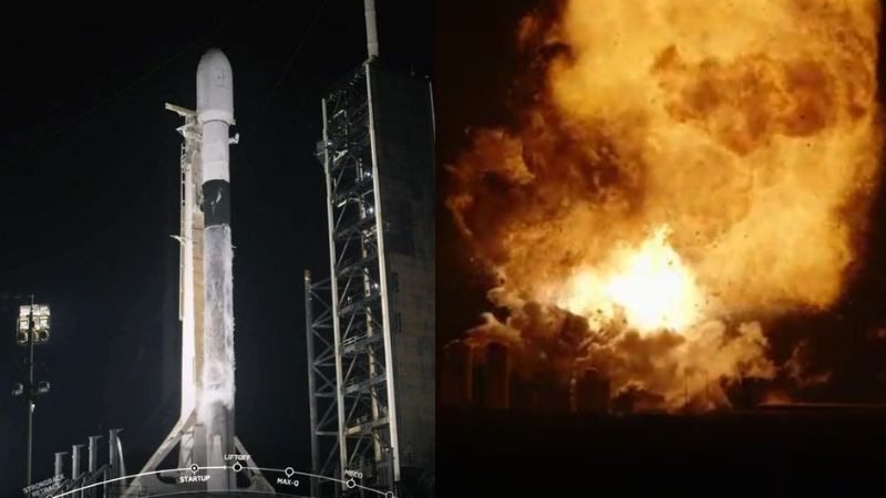 Prueba rutinaria SpaceX en Texas