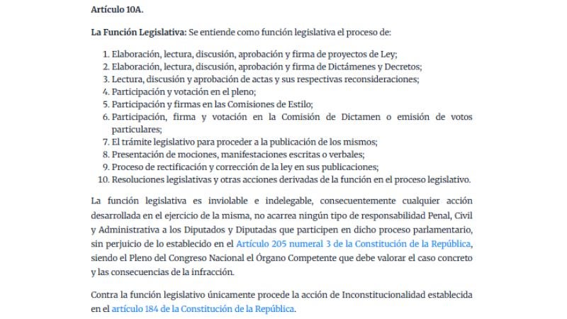 contradicciones de Redondo en Congreso