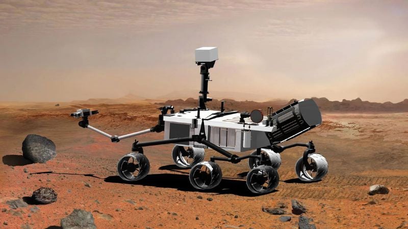 Curiosity descubre "telarañas" geológicas en Marte
