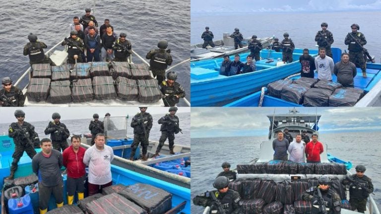 El Salvador incauta toneladas cocaína