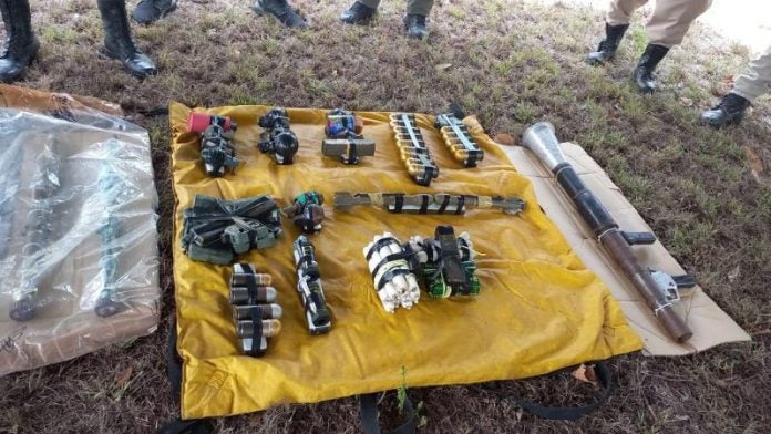 Destruyen armas Naco