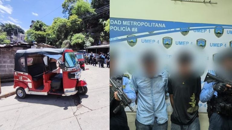 Detenidos sicarios homicidios Villa Nueva