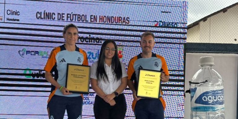 Diunsa culmina con éxito los Clinics de Fundación Real Madrid en Tegucigalpa