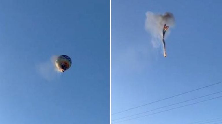 VIDEO | Globo aerostático se incendia en Brasil