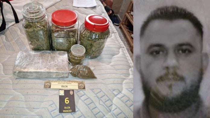 Prisión hombre droga delivery
