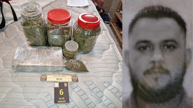 Prisión hombre droga delivery