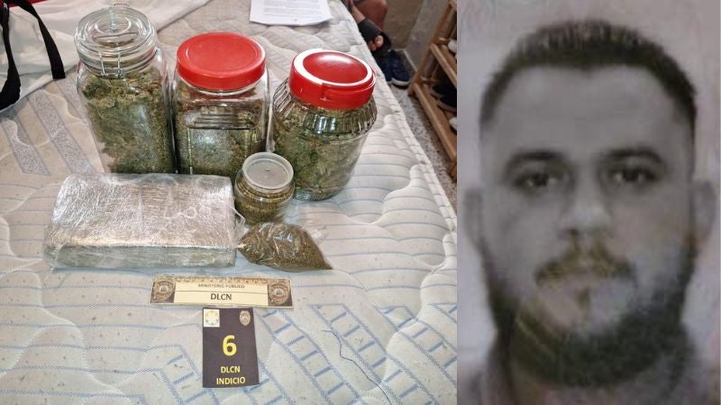 Prisión hombre droga delivery