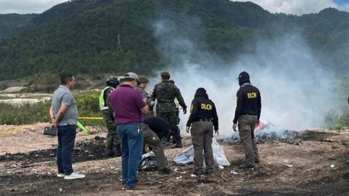 Incineración de droga