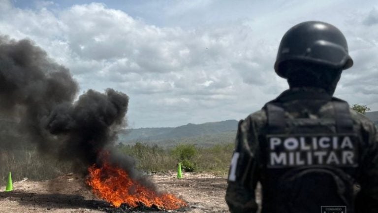destruyen 39 paquetes cocaína