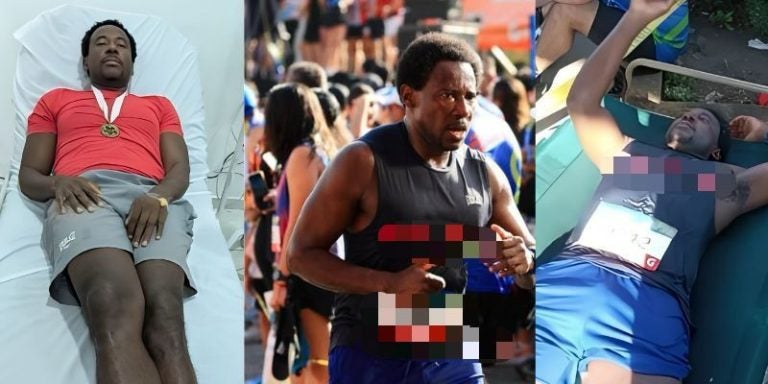 "Solo corrió 10 minutos" Auxilian de emergencia a Limber Pérez durante maratón en SPS