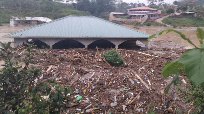 Destrucción por lluvias en Ocotepeque