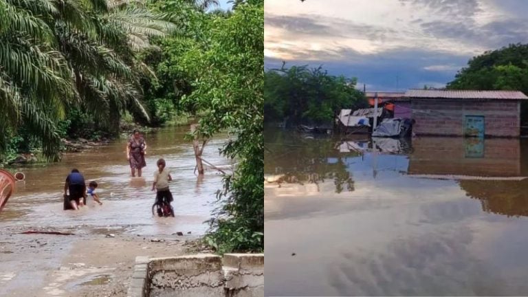 Lluvias intensas causan daños en más de un centenar de hogares hondureños