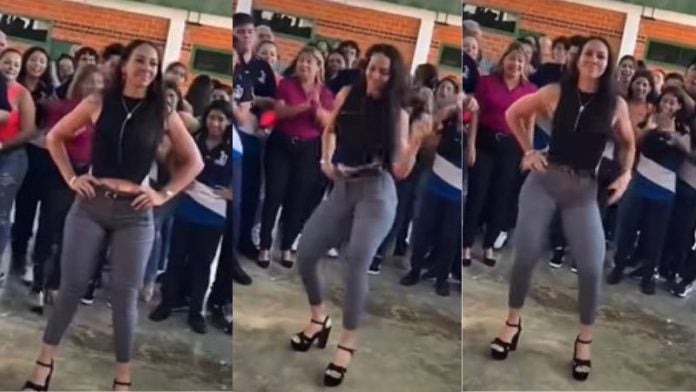 Guapa maestra pasos prohibidos